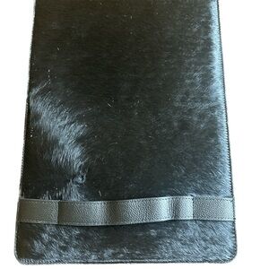 Black Fur Tablet Sleeve
